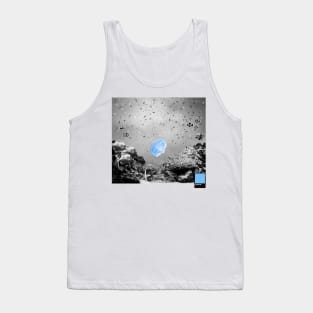 OCEAN BLUE - black full  by COLORBLIND WorldView Tank Top